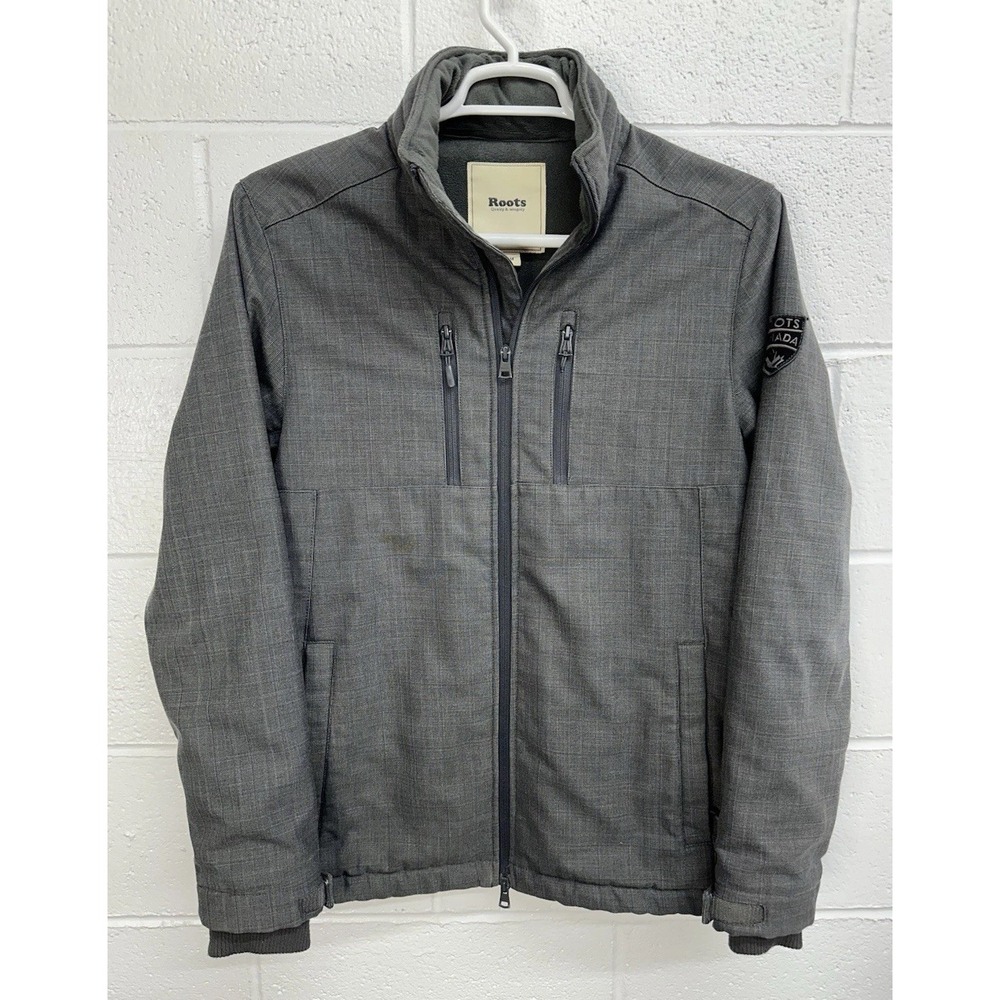 Roots 73 Canada Men's Gray Coat / Men's‎ Size Medium